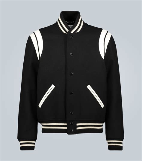 ysl college jacket